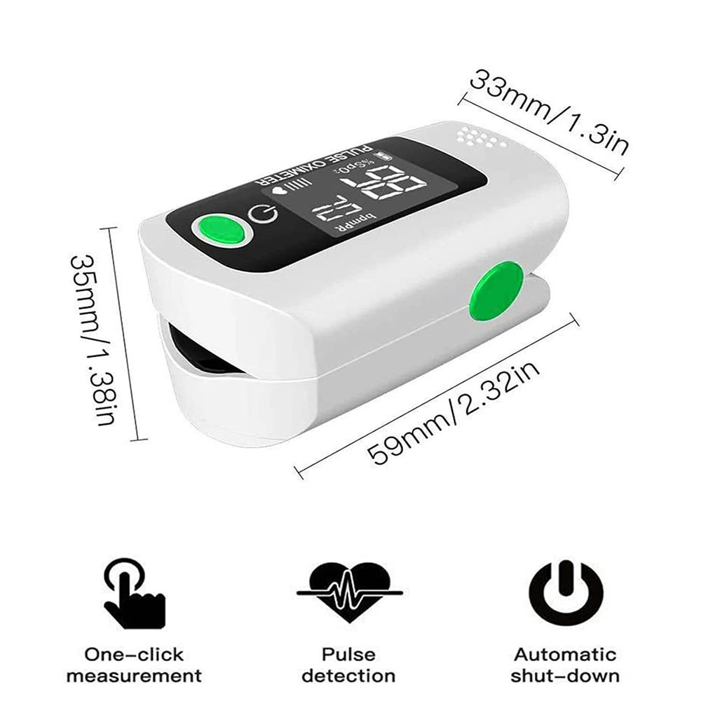Pulsh Fingertip Pulse Oximeter With OLED Display - Image 9