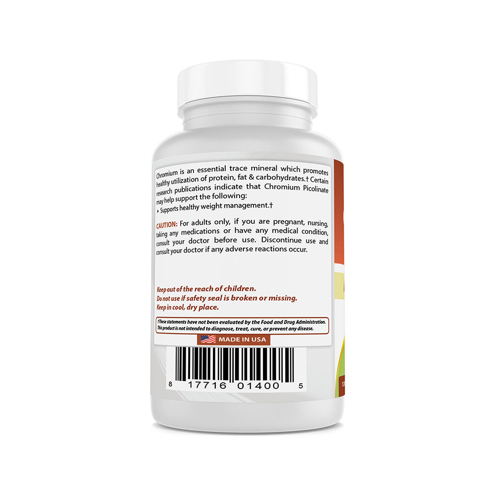 Best Naturals Premium Chromium Picolinate - Image 3